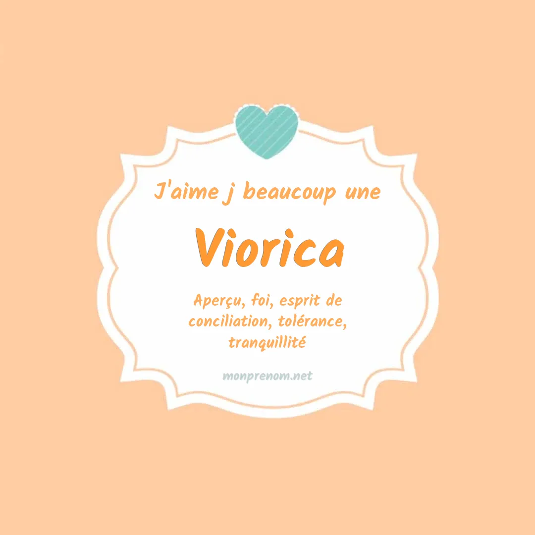 J'aime beaucoup Viorica