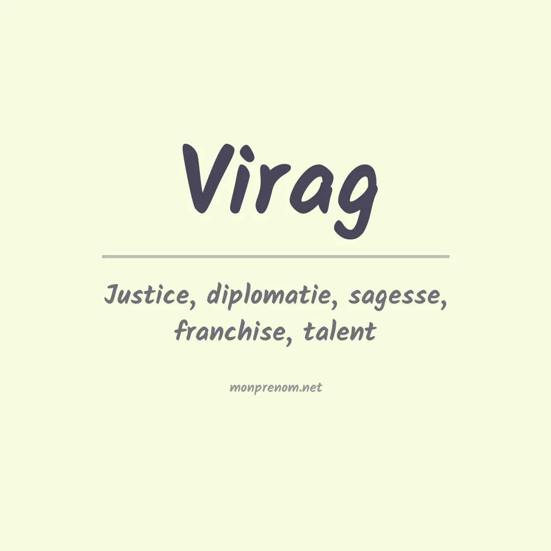 Prénom Virag