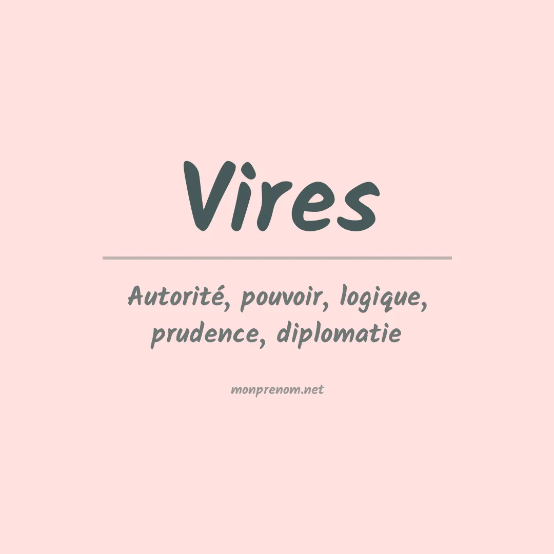 Prénom Vires