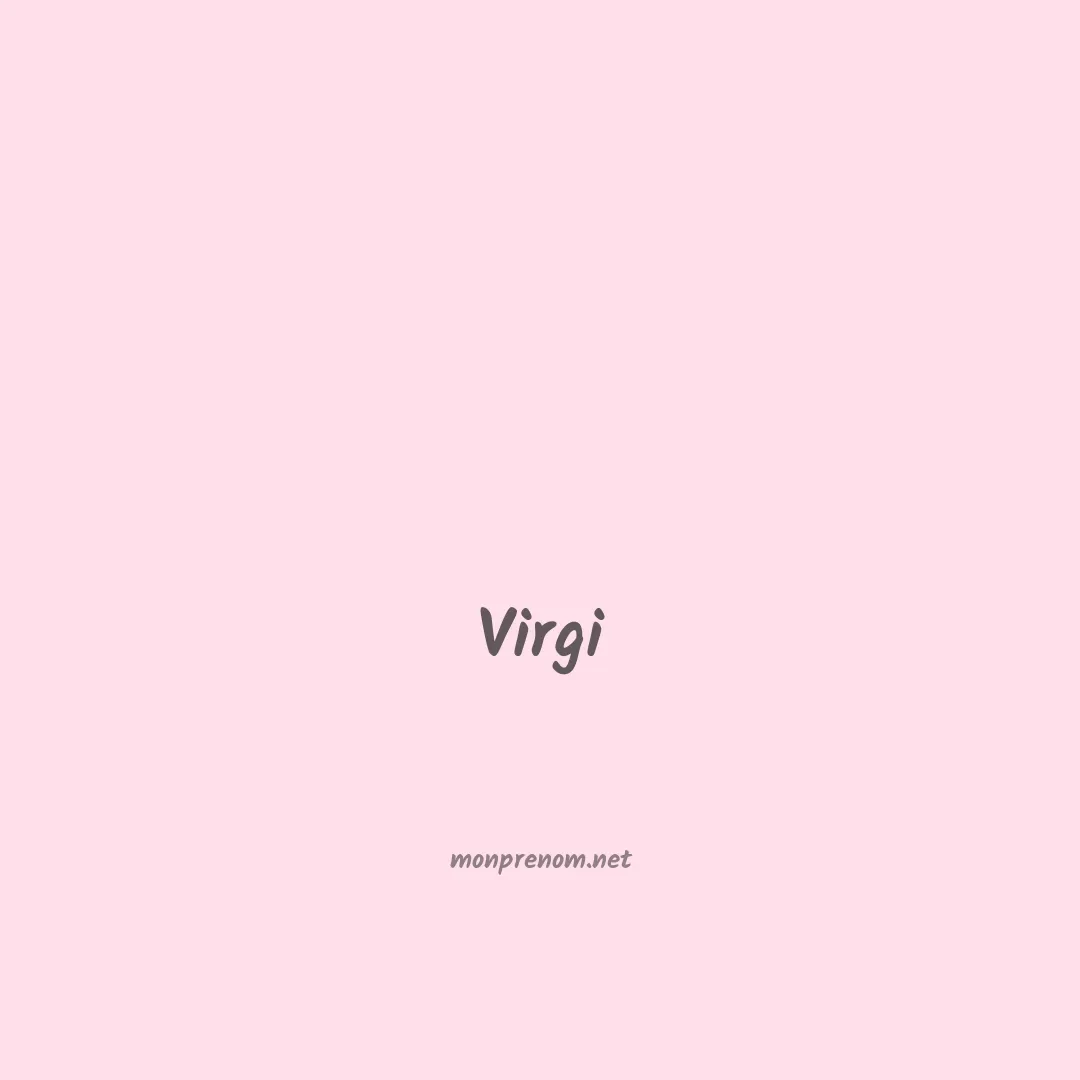 Virgi en chinois