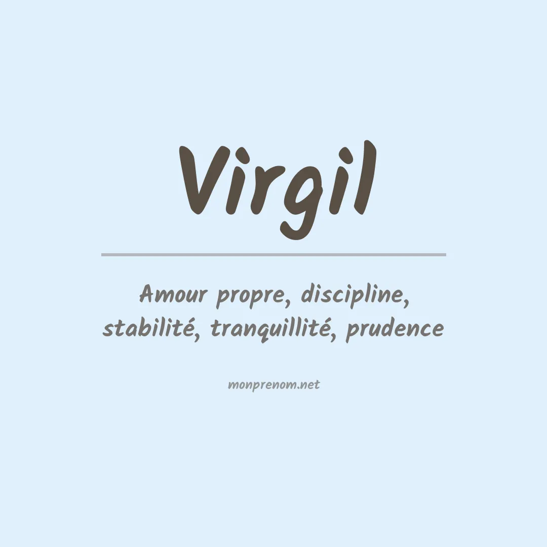 Prénom Virgil