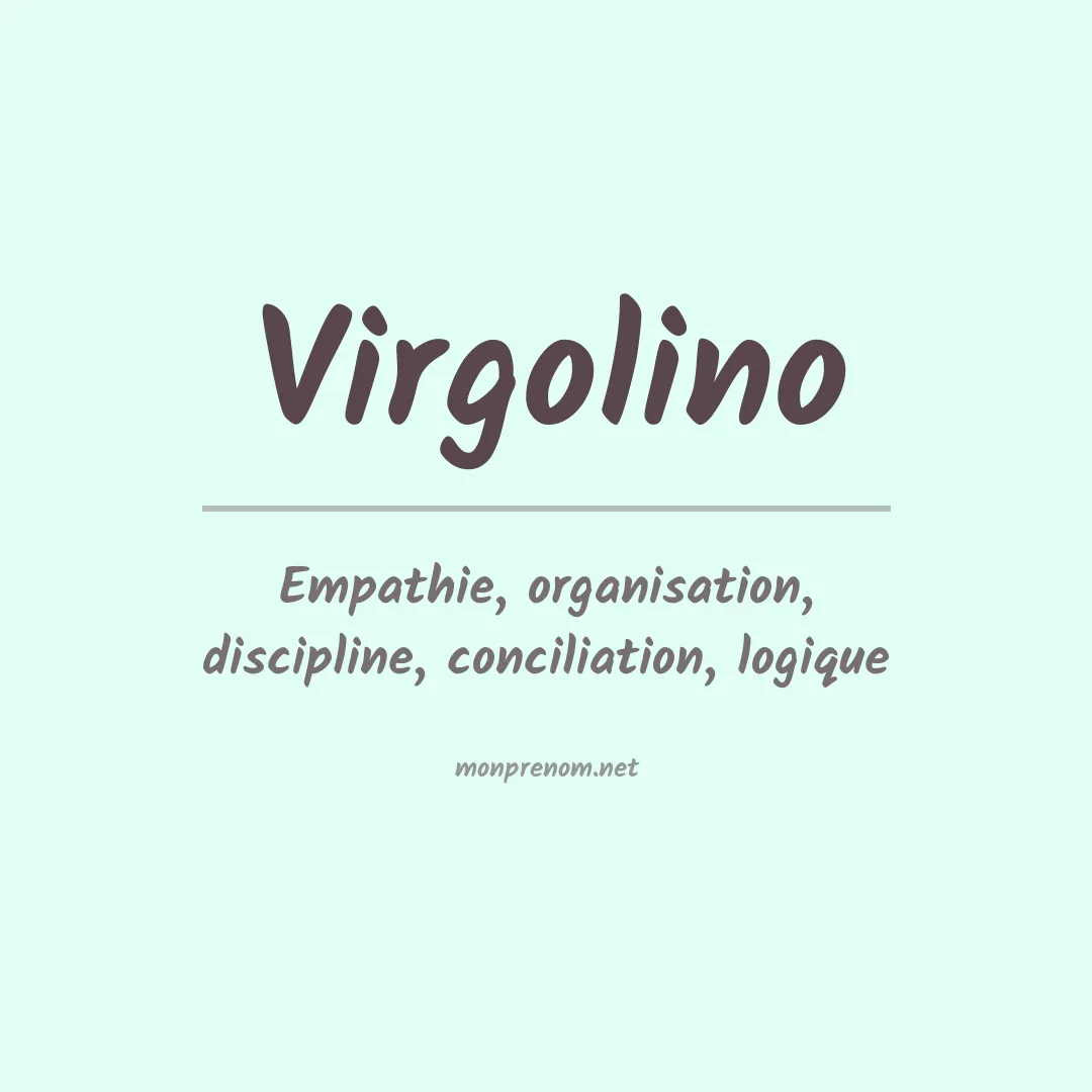 Prénom Virgolino