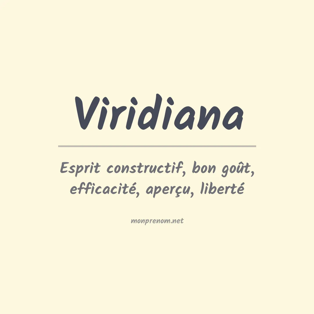 Prénom Viridiana