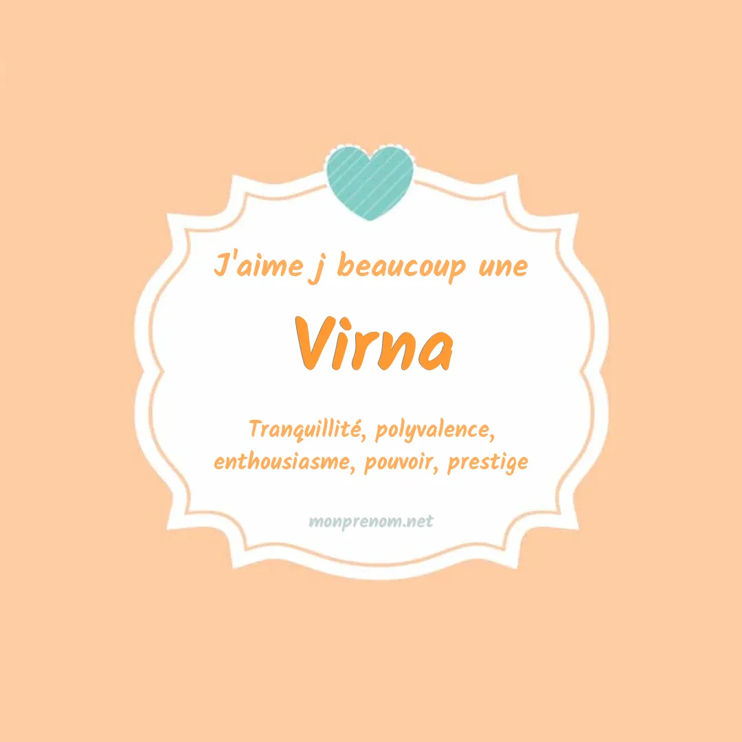 J'aime beaucoup Virna