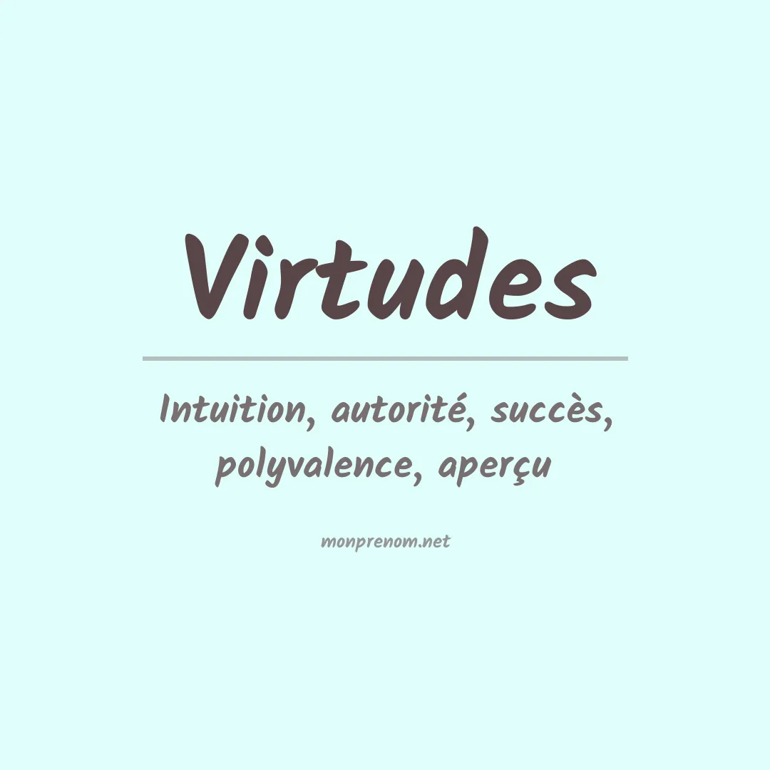 Prénom Virtudes