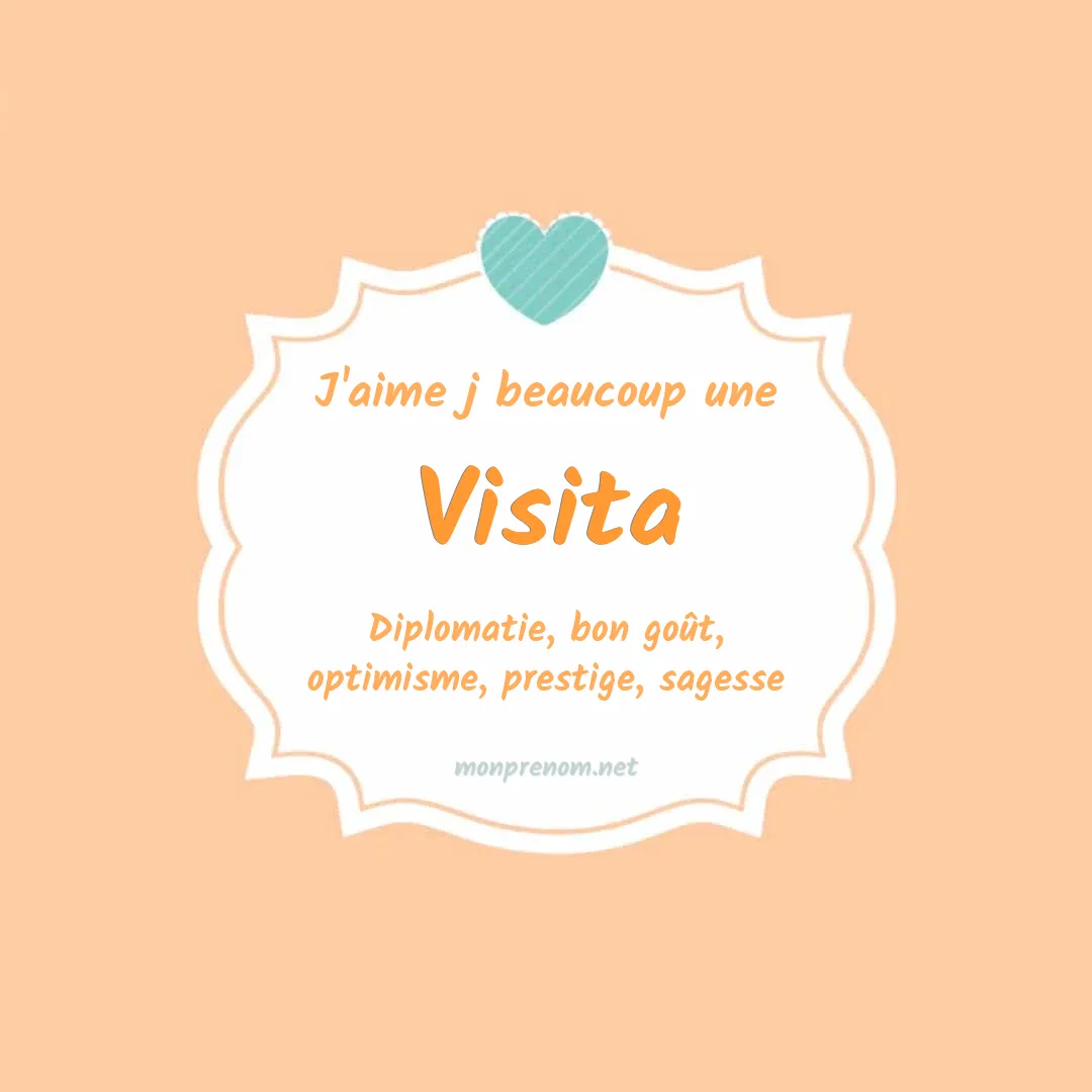 J'aime beaucoup Visita