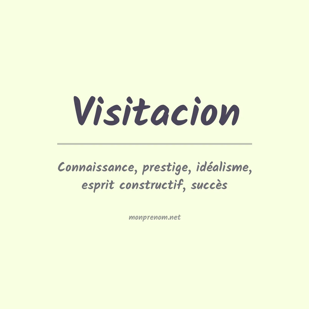 Prénom Visitacion