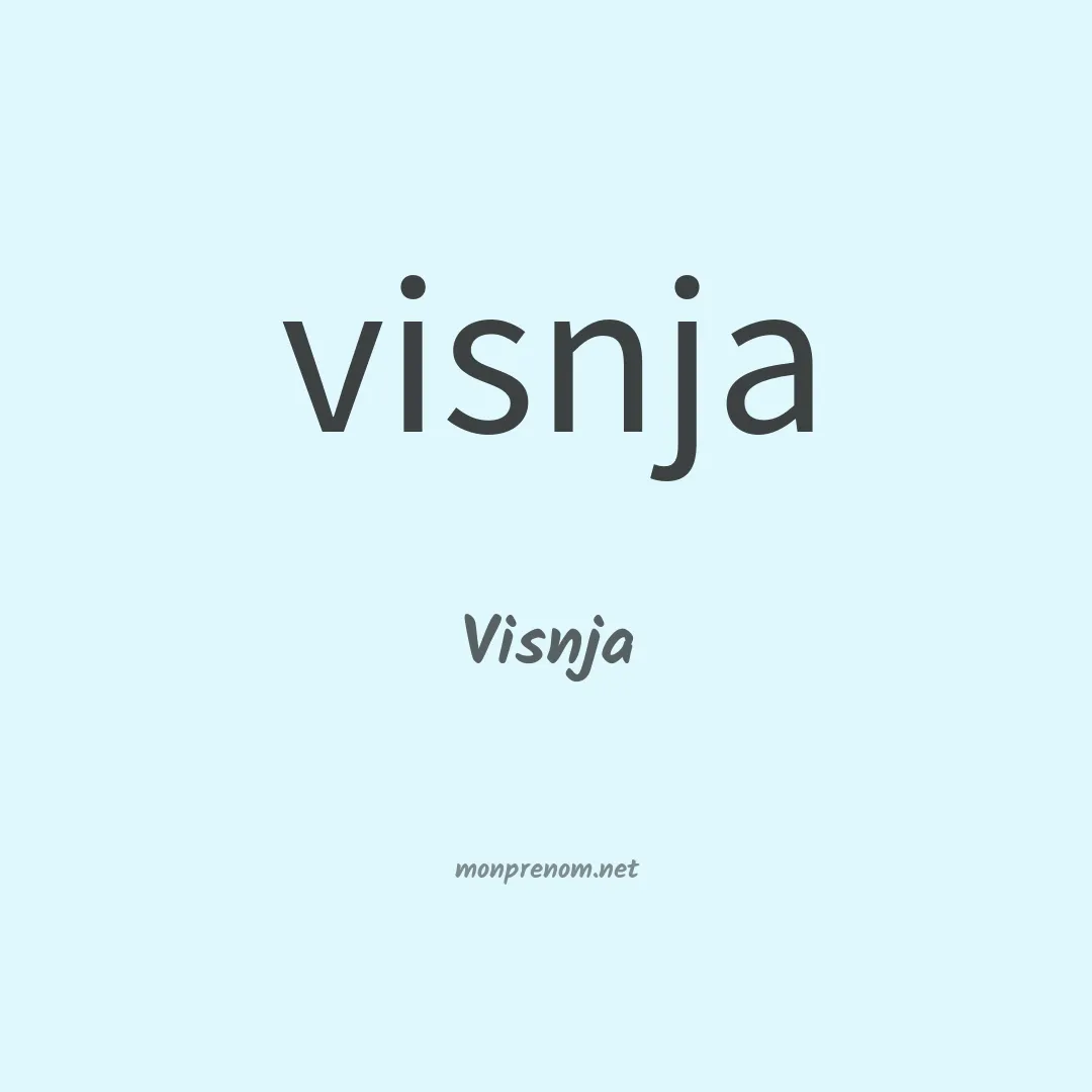 Visnja en chinois