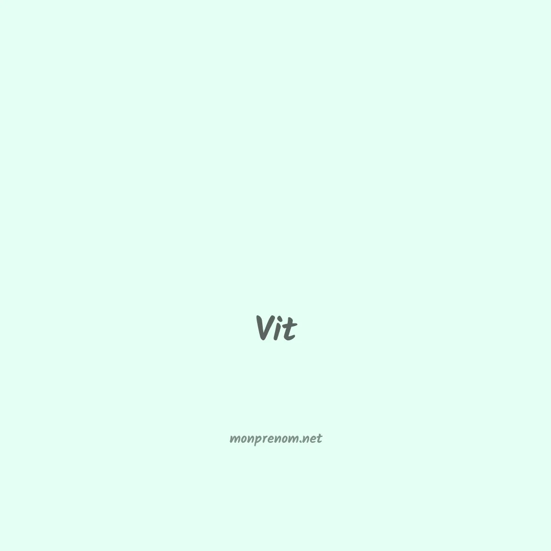 Vit en chinois