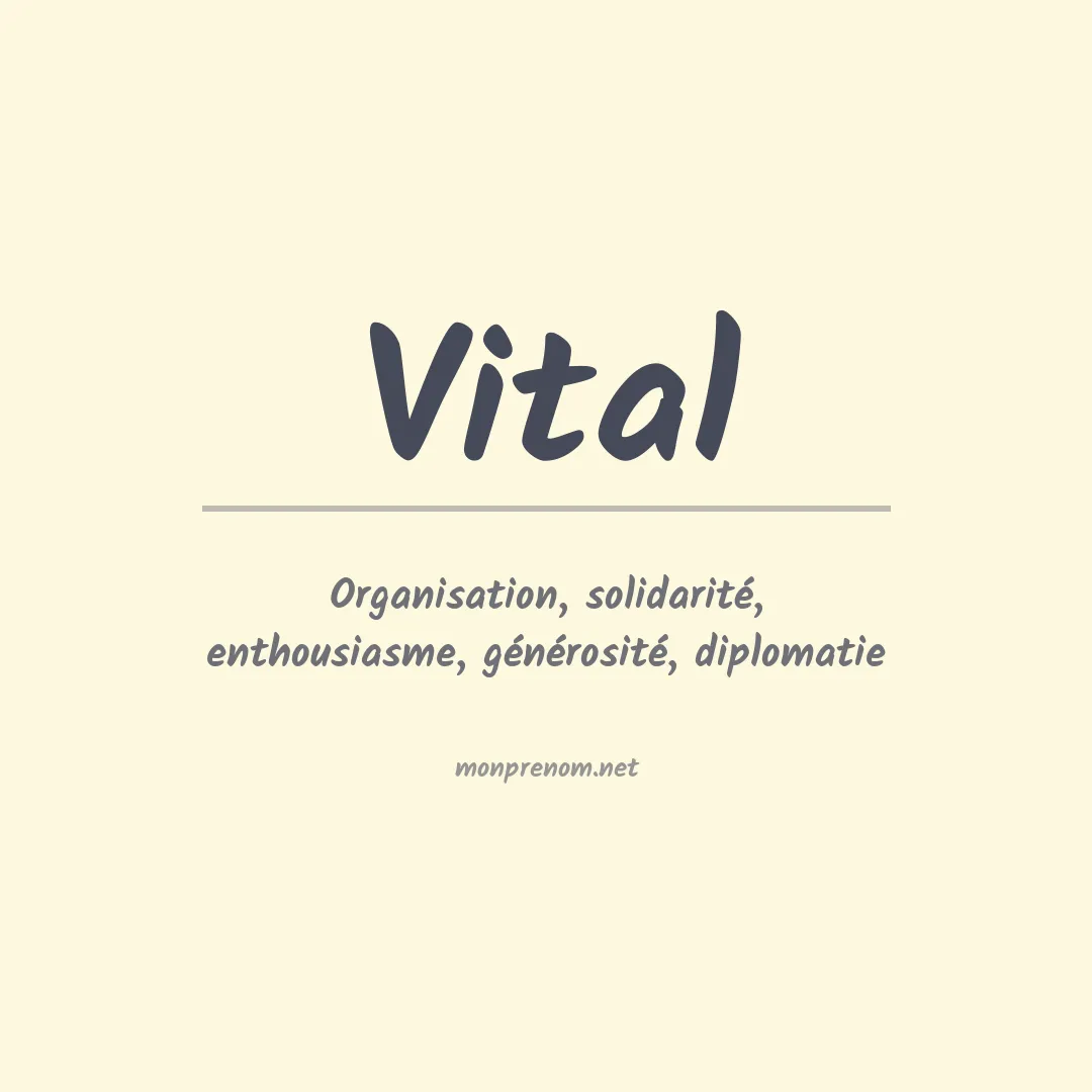 Prénom Vital