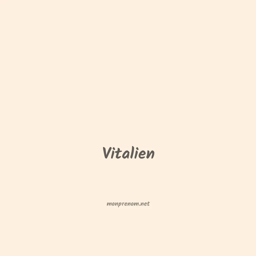 Vitalien en chinois
