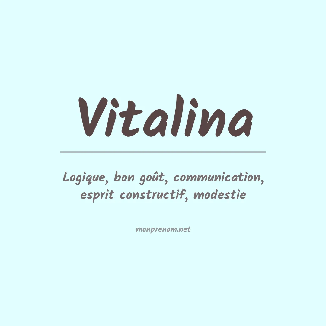 Prénom Vitalina