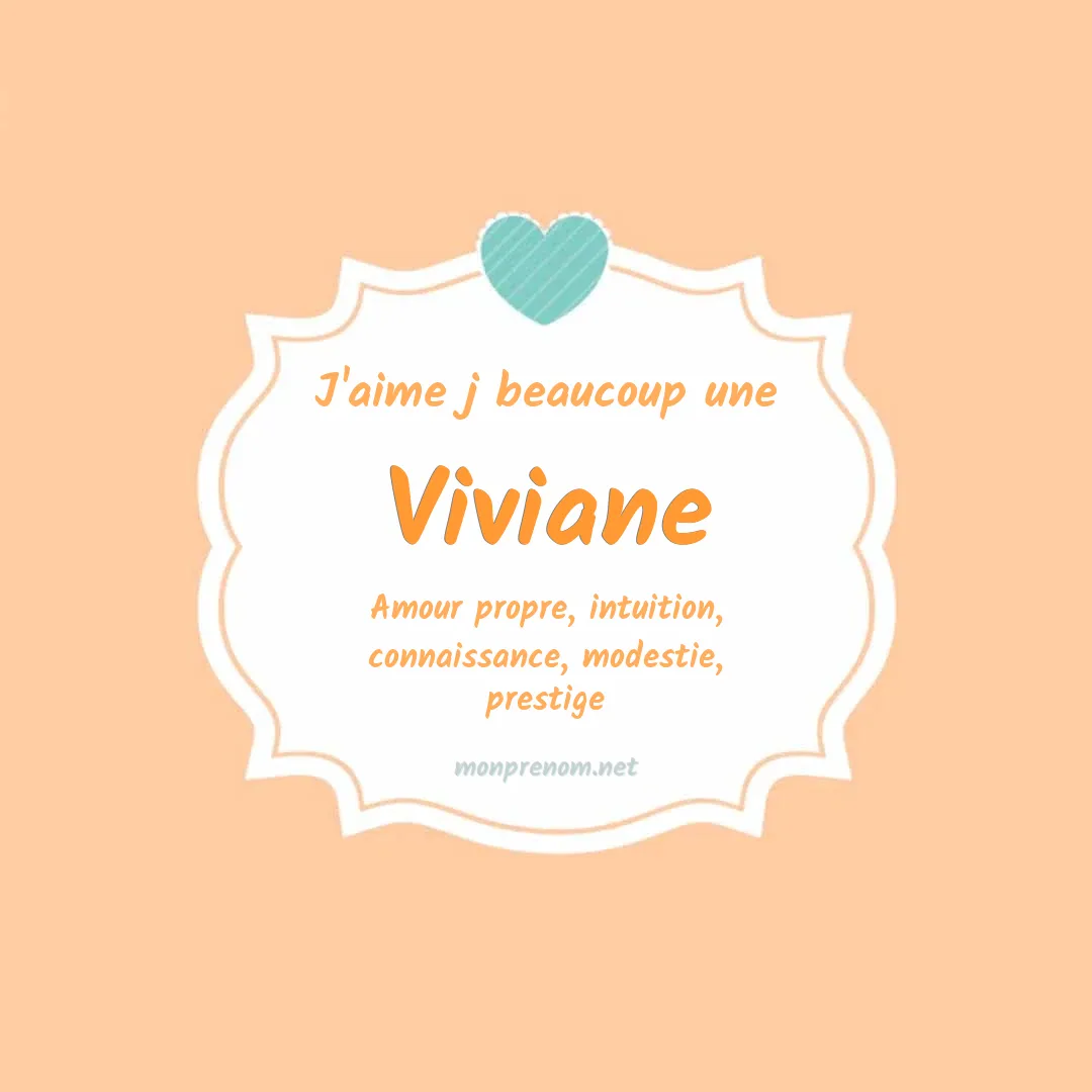 J'aime beaucoup Viviane