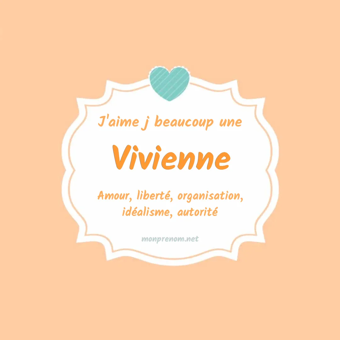 J'aime beaucoup Vivienne