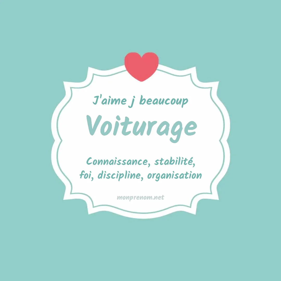 J'aime beaucoup Voiturage