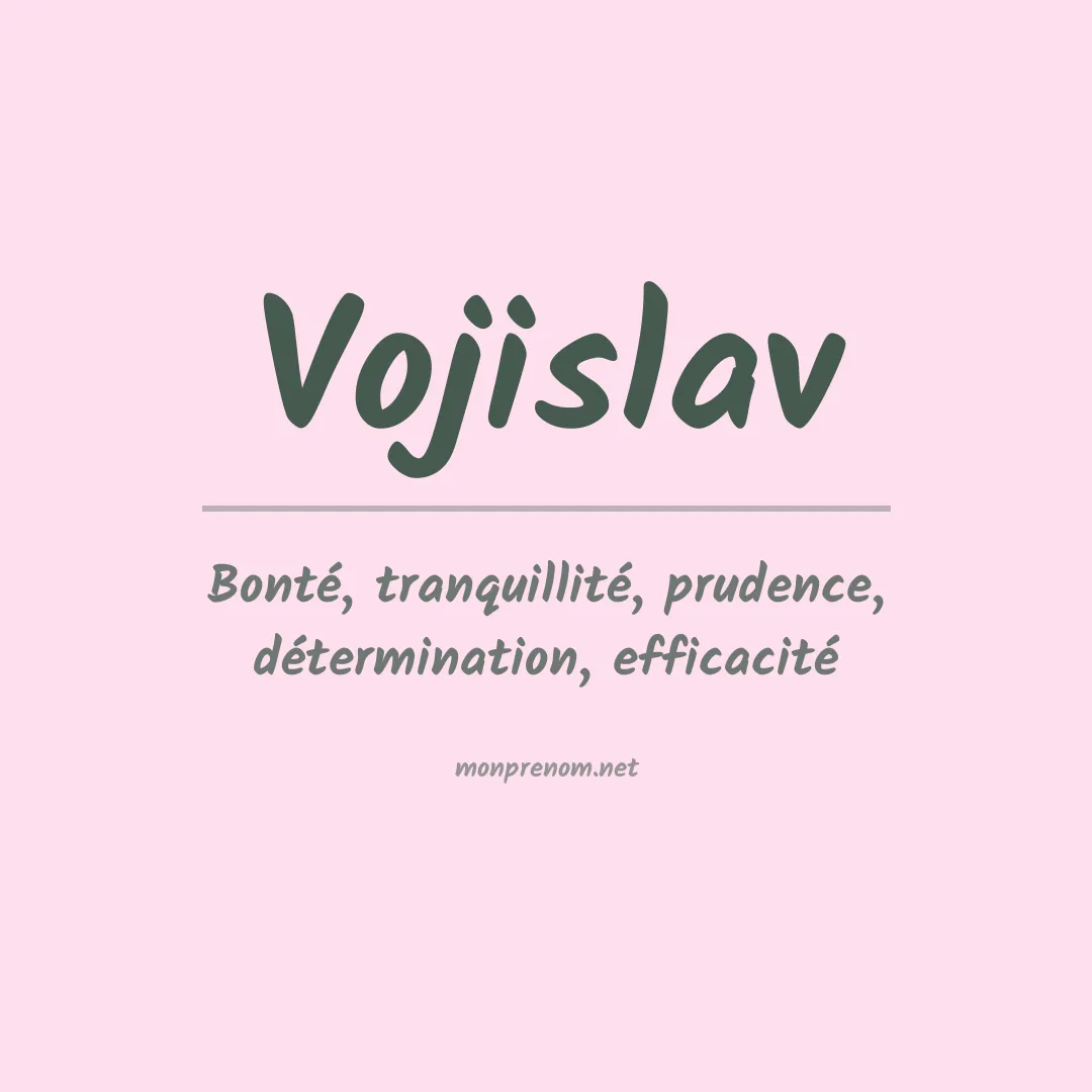 Prénom Vojislav