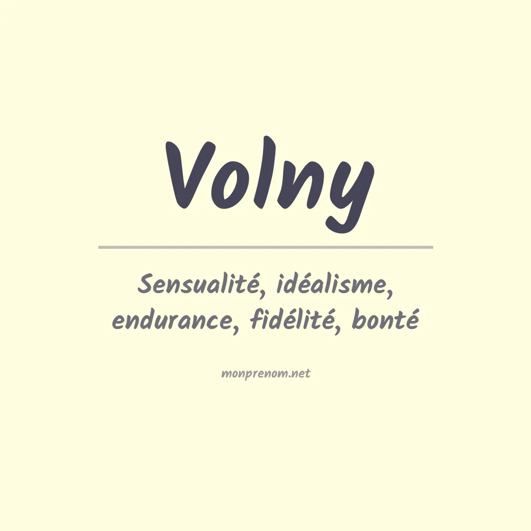 Prénom Volny