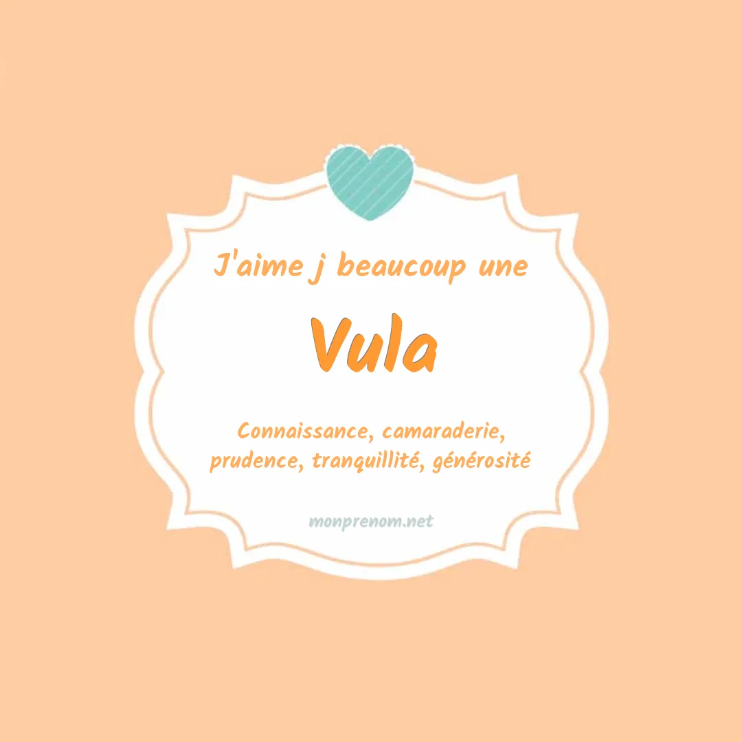 J'aime beaucoup Vula