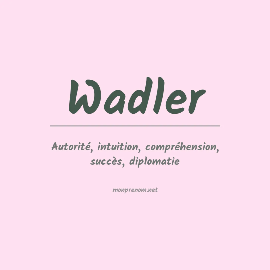 Prénom Wadler