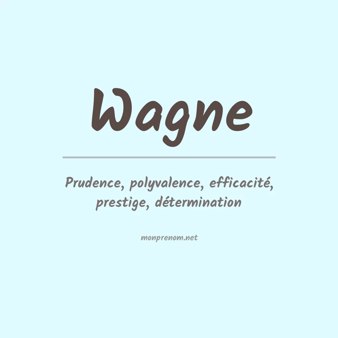 Prénom Wagne