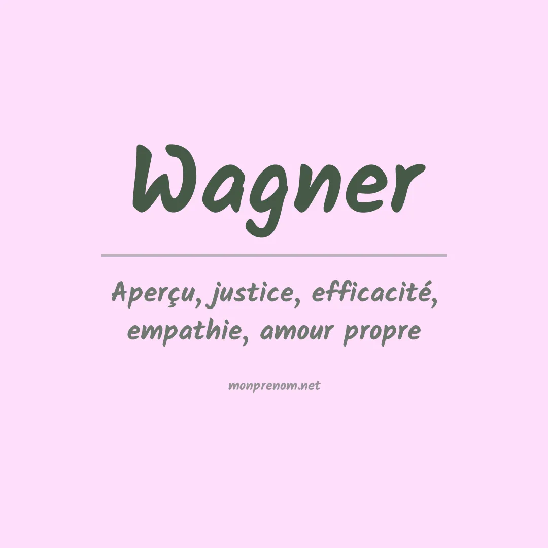 Prénom Wagner