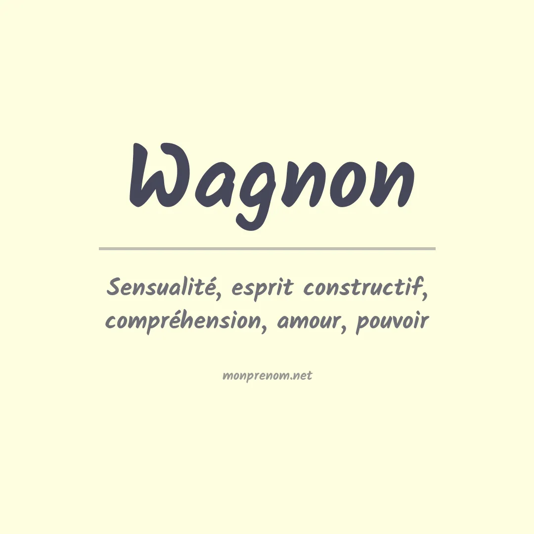 Prénom Wagnon