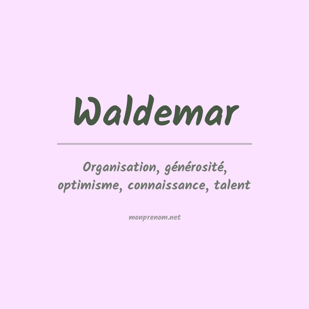 Prénom Waldemar