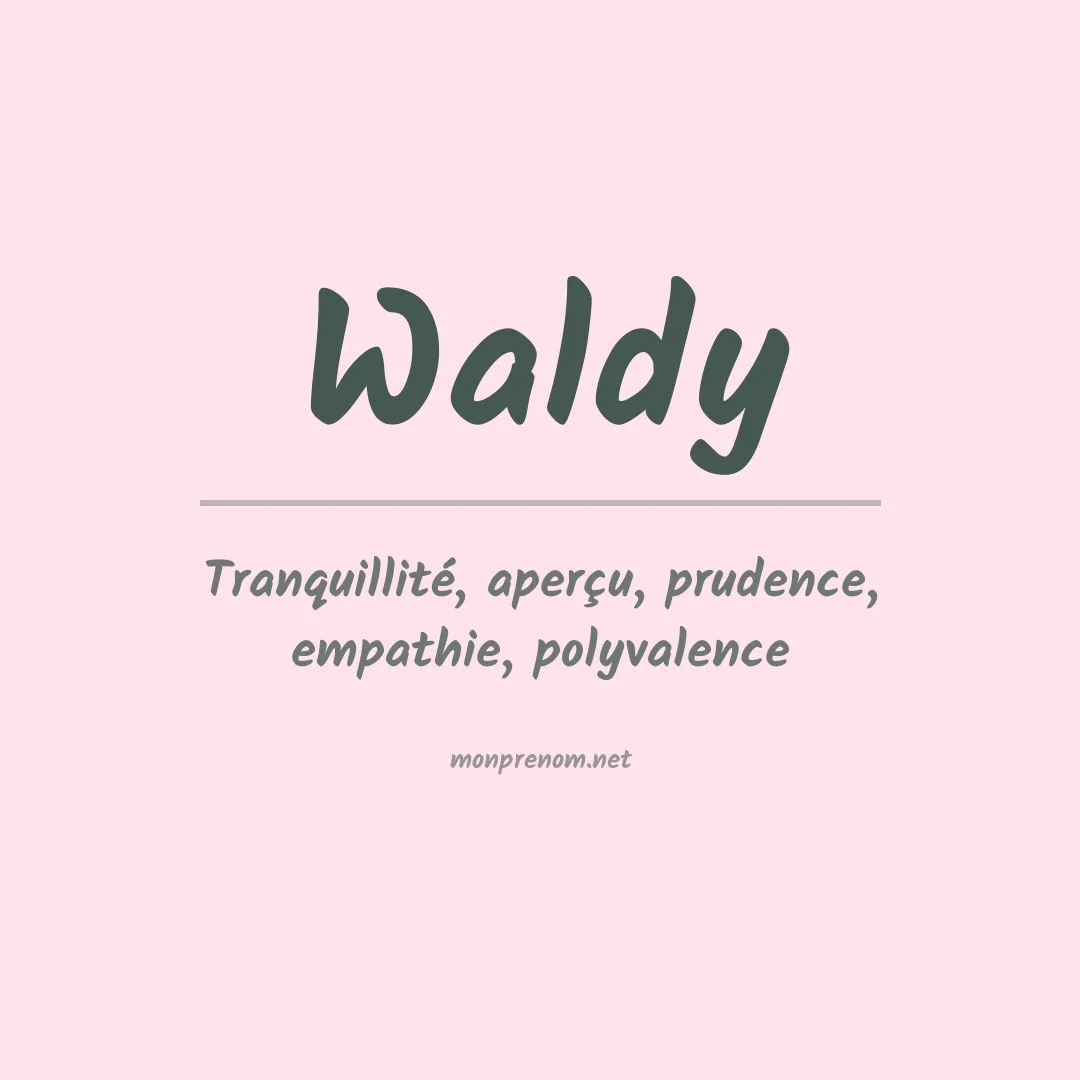 Prénom Waldy