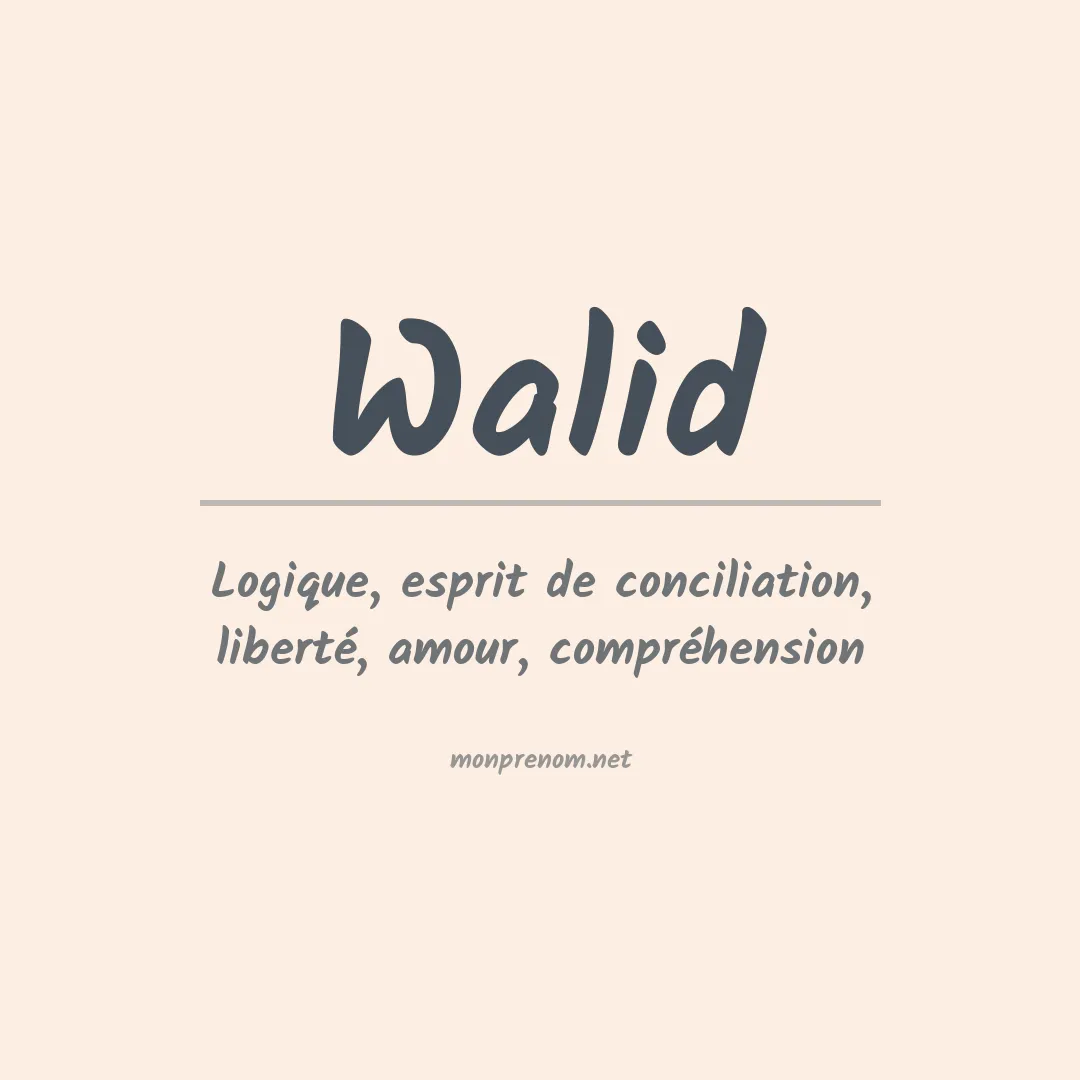 Prénom Walid