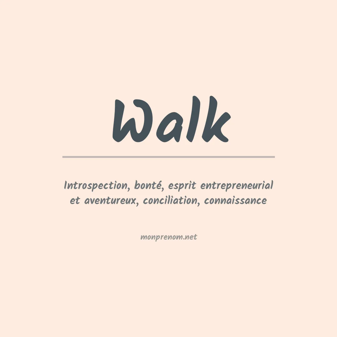 Prénom Walk
