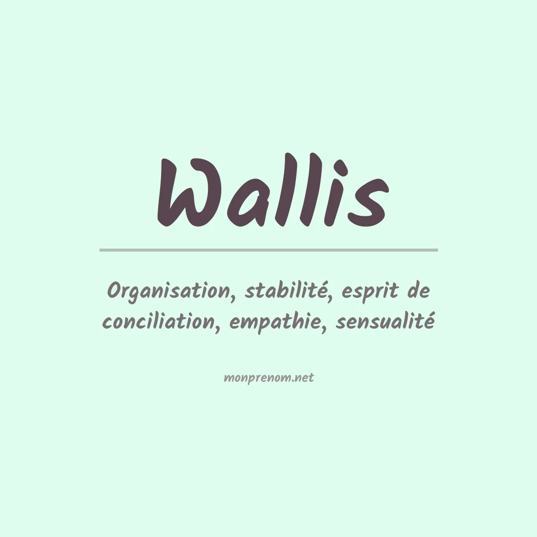 Prénom Wallis