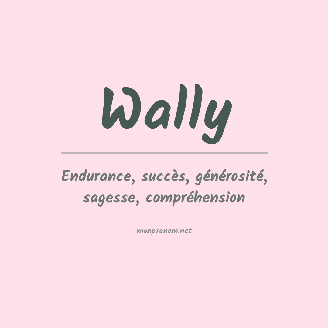 Prénom Wally