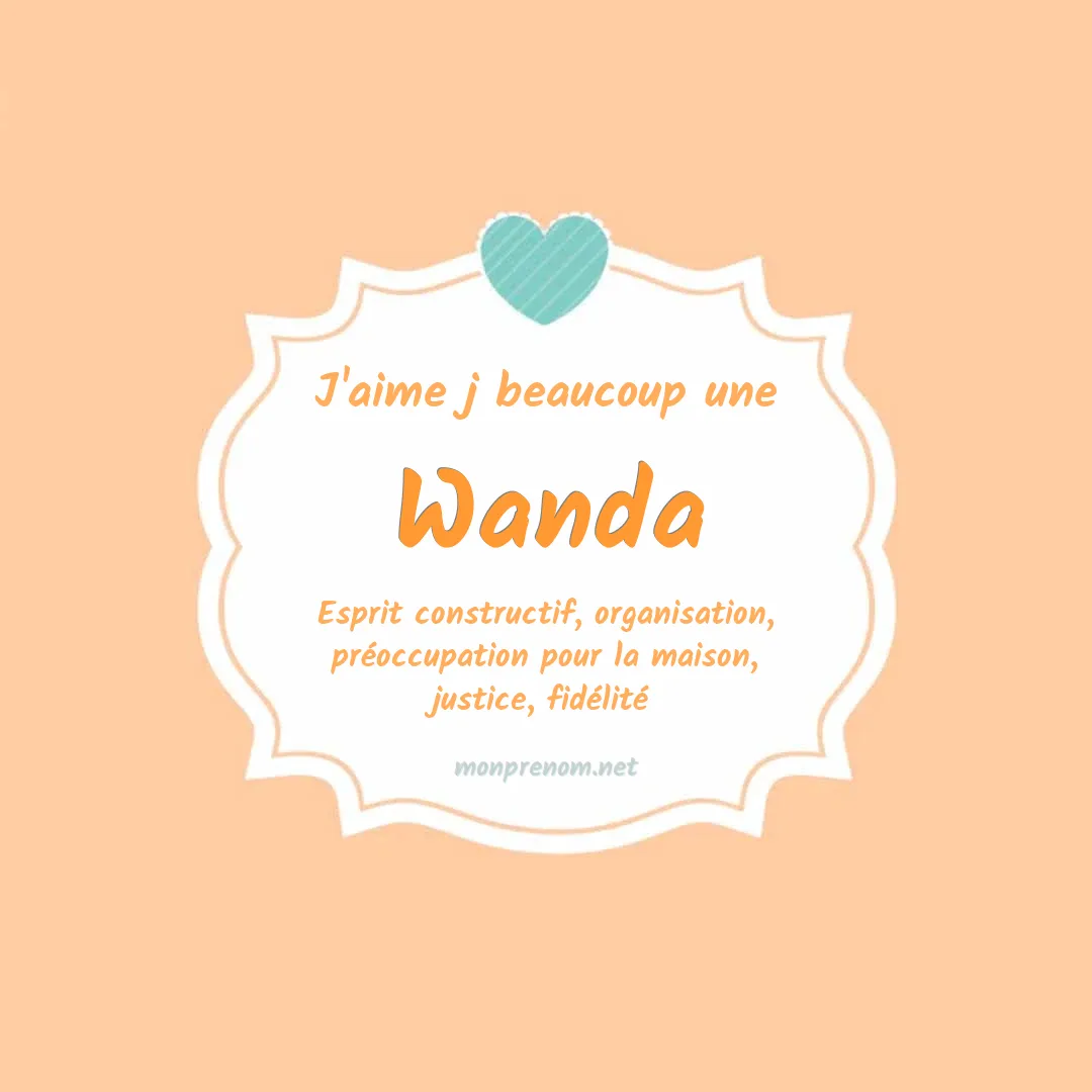 J'aime beaucoup Wanda