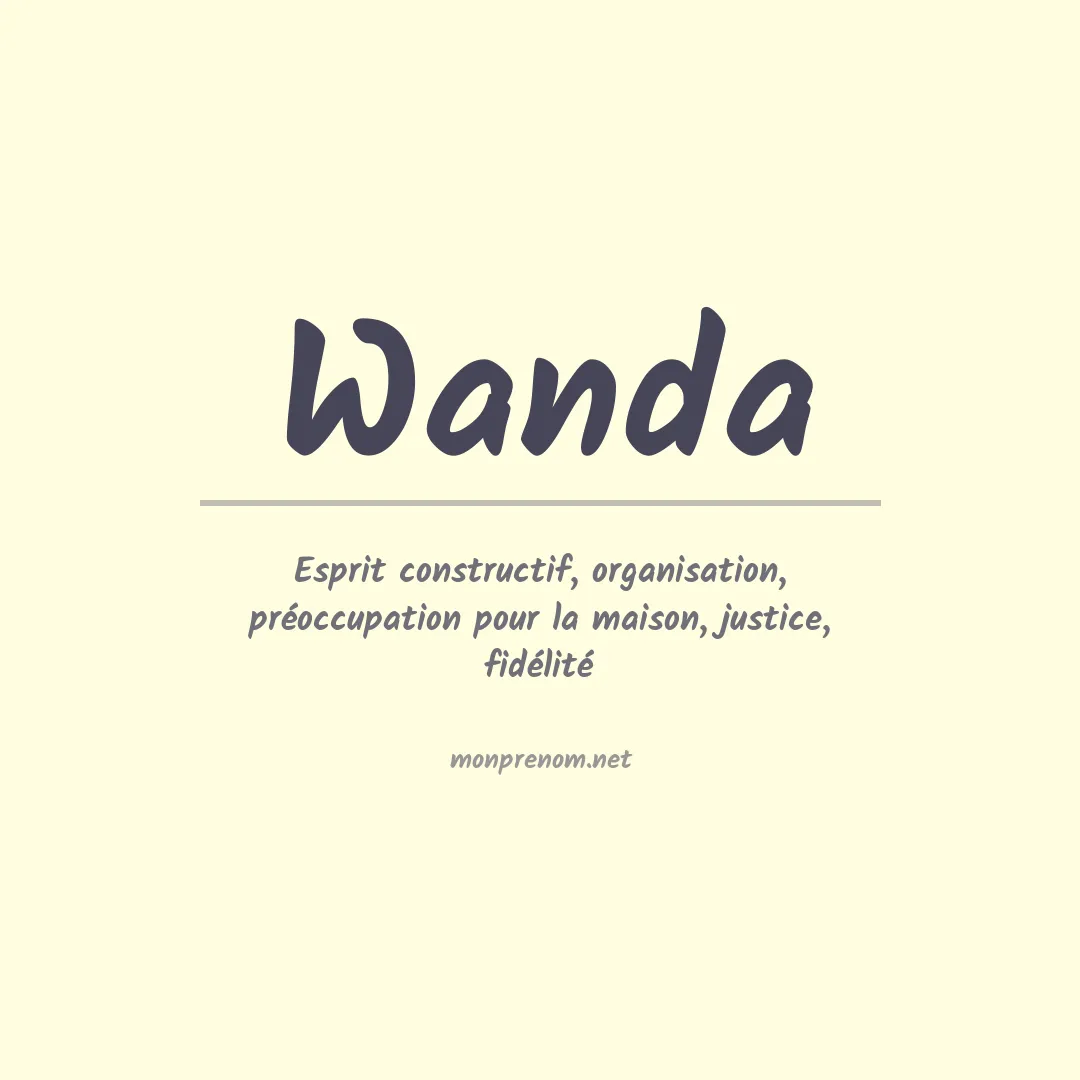 Prénom Wanda