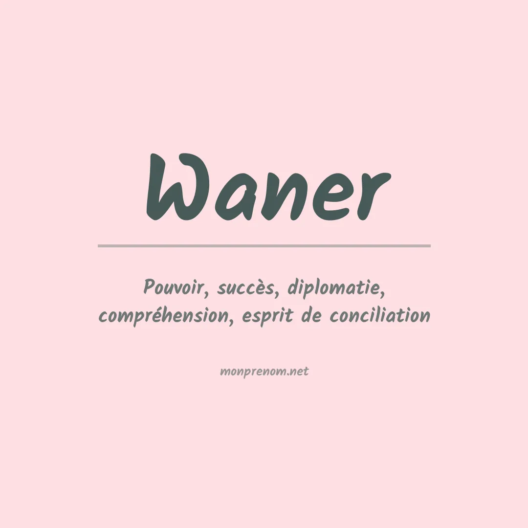 Prénom Waner