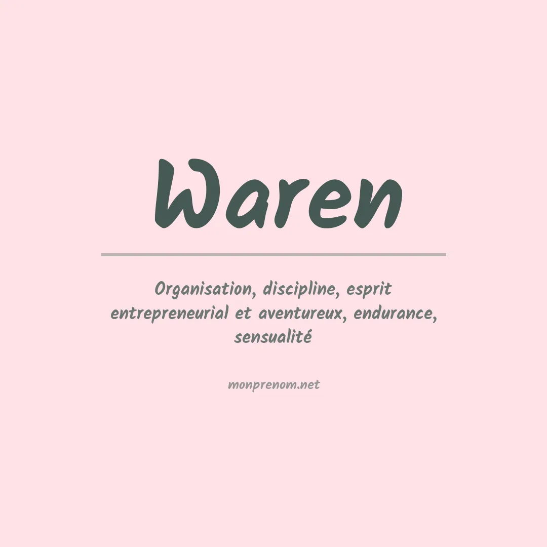 Prénom Waren