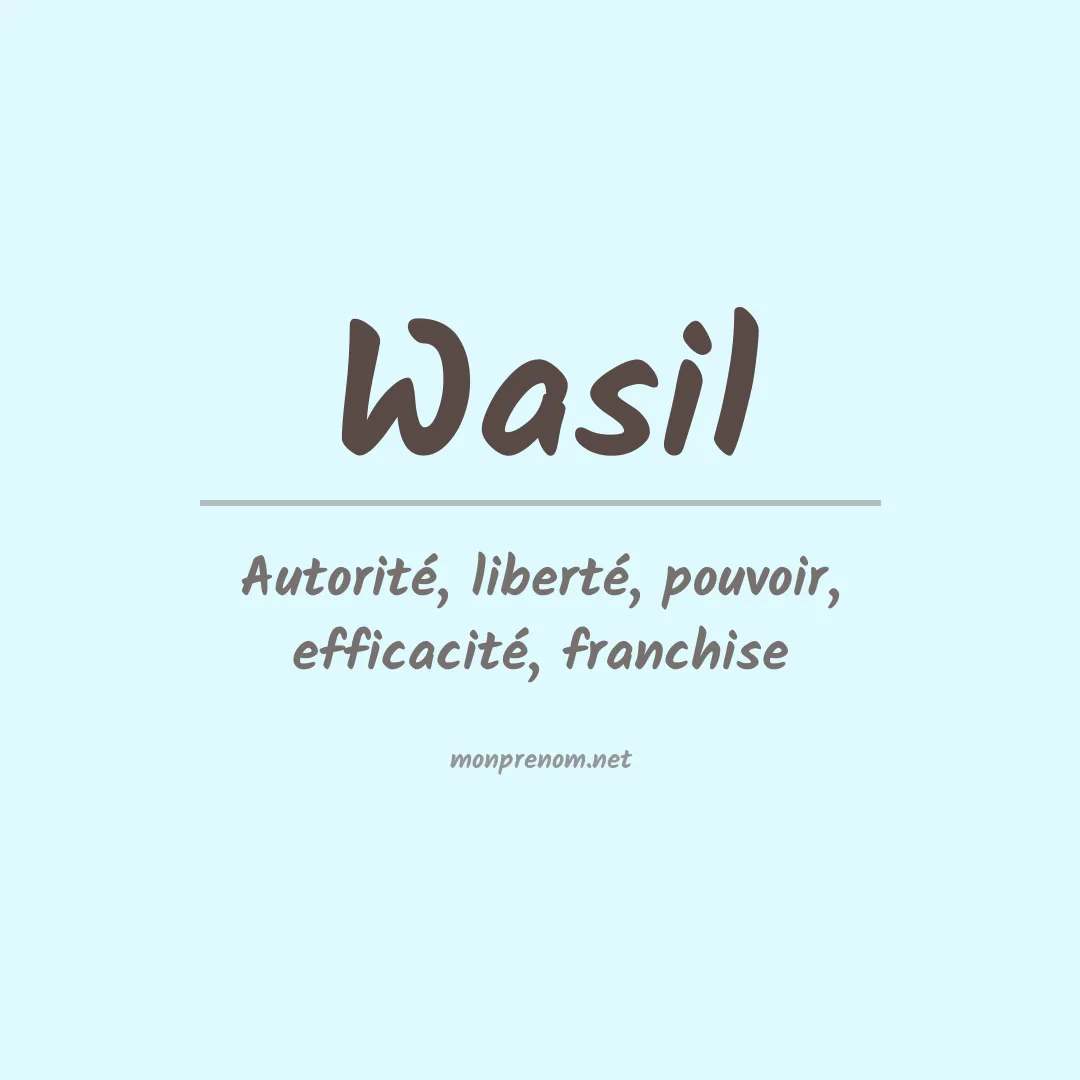 Prénom Wasil
