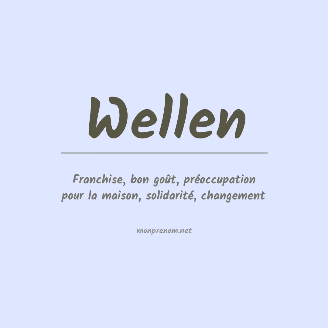 Prénom Wellen