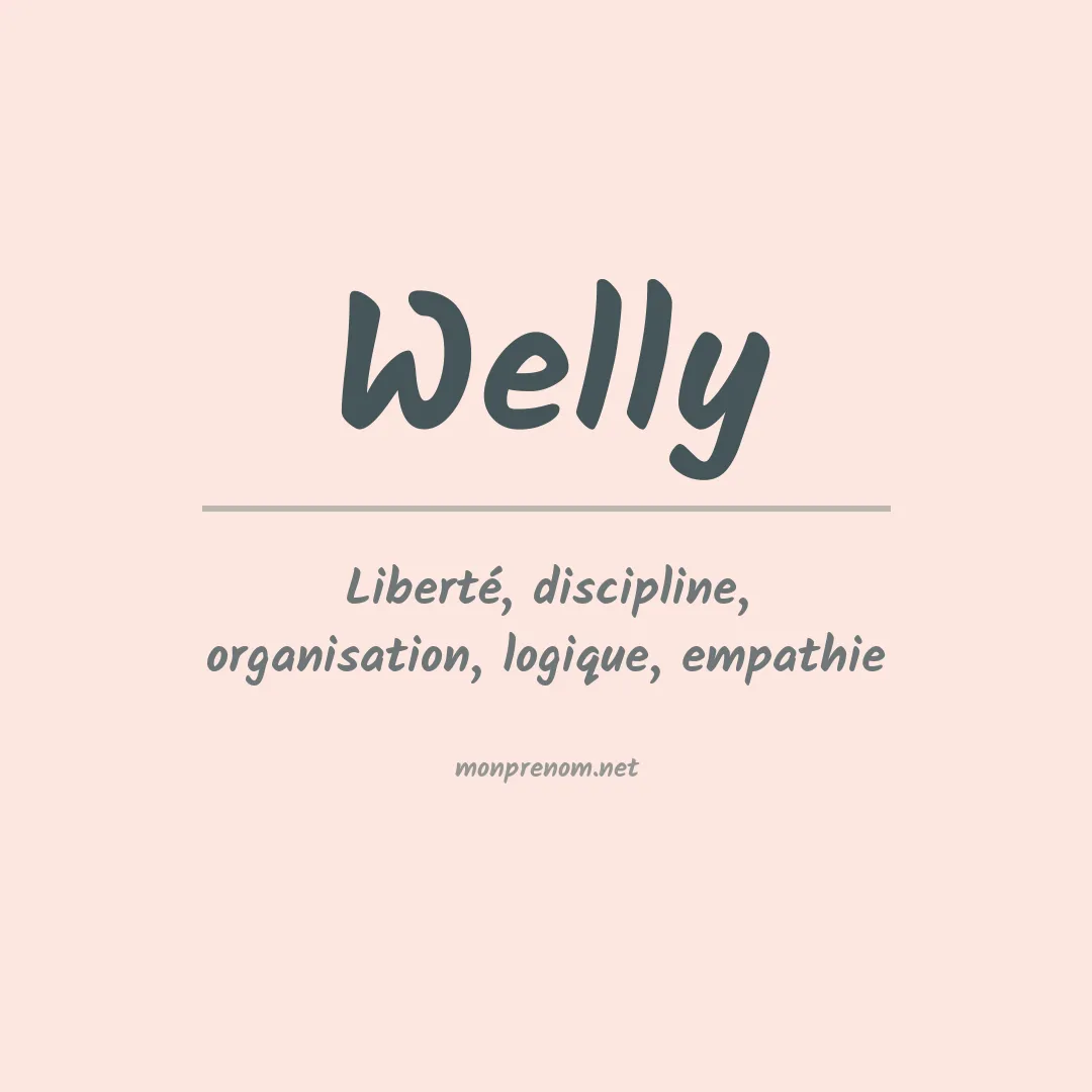 Prénom Welly