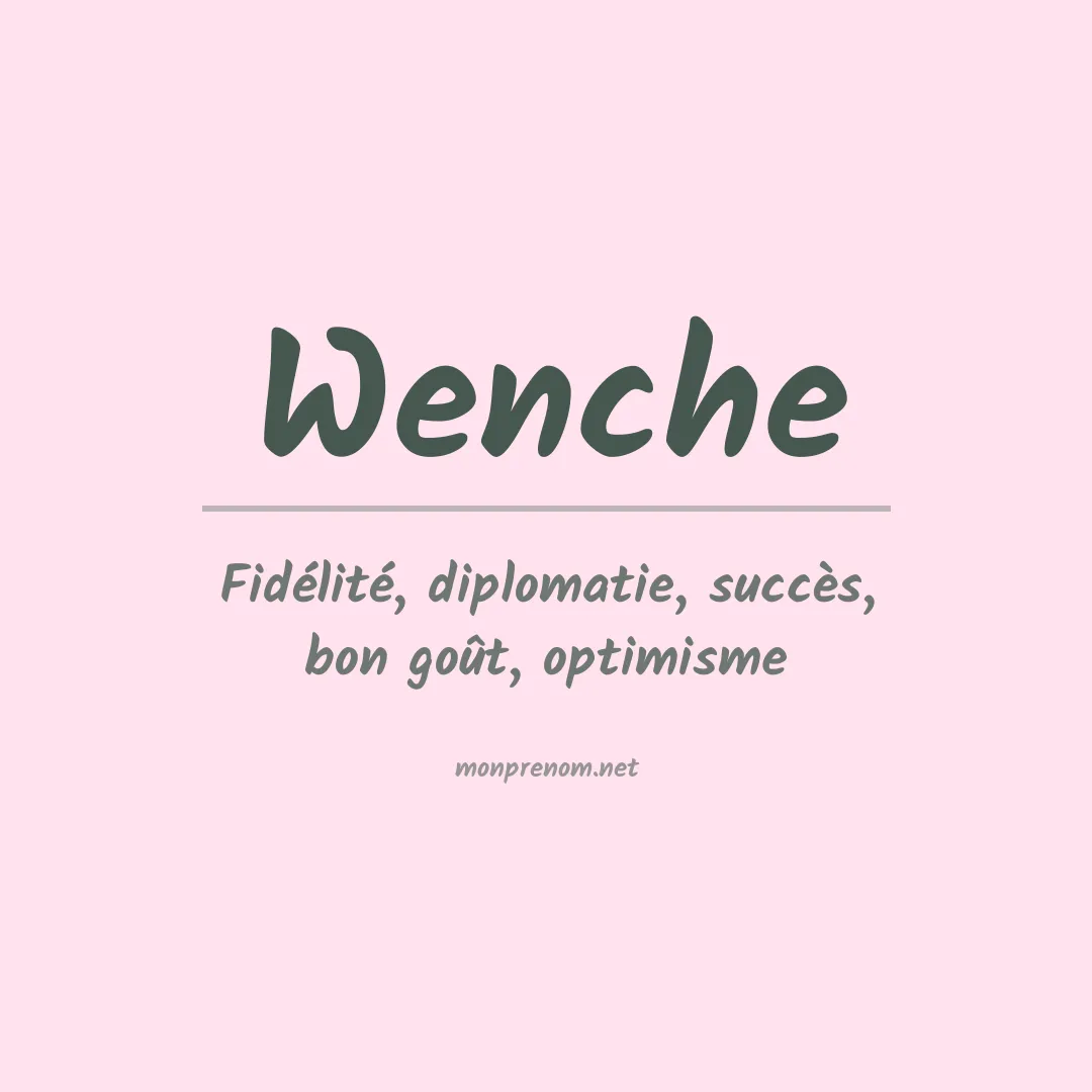 Prénom Wenche