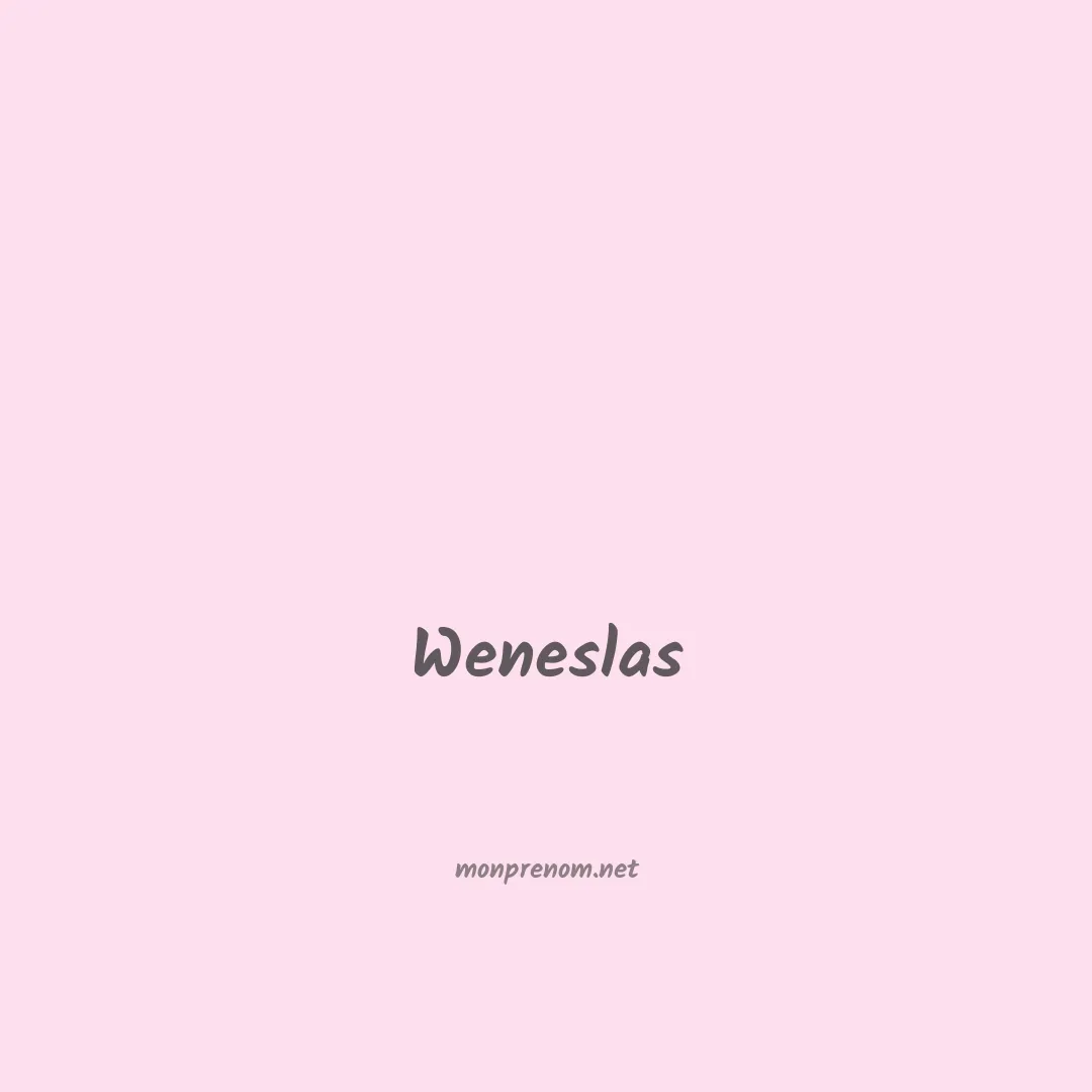 Weneslas en chinois