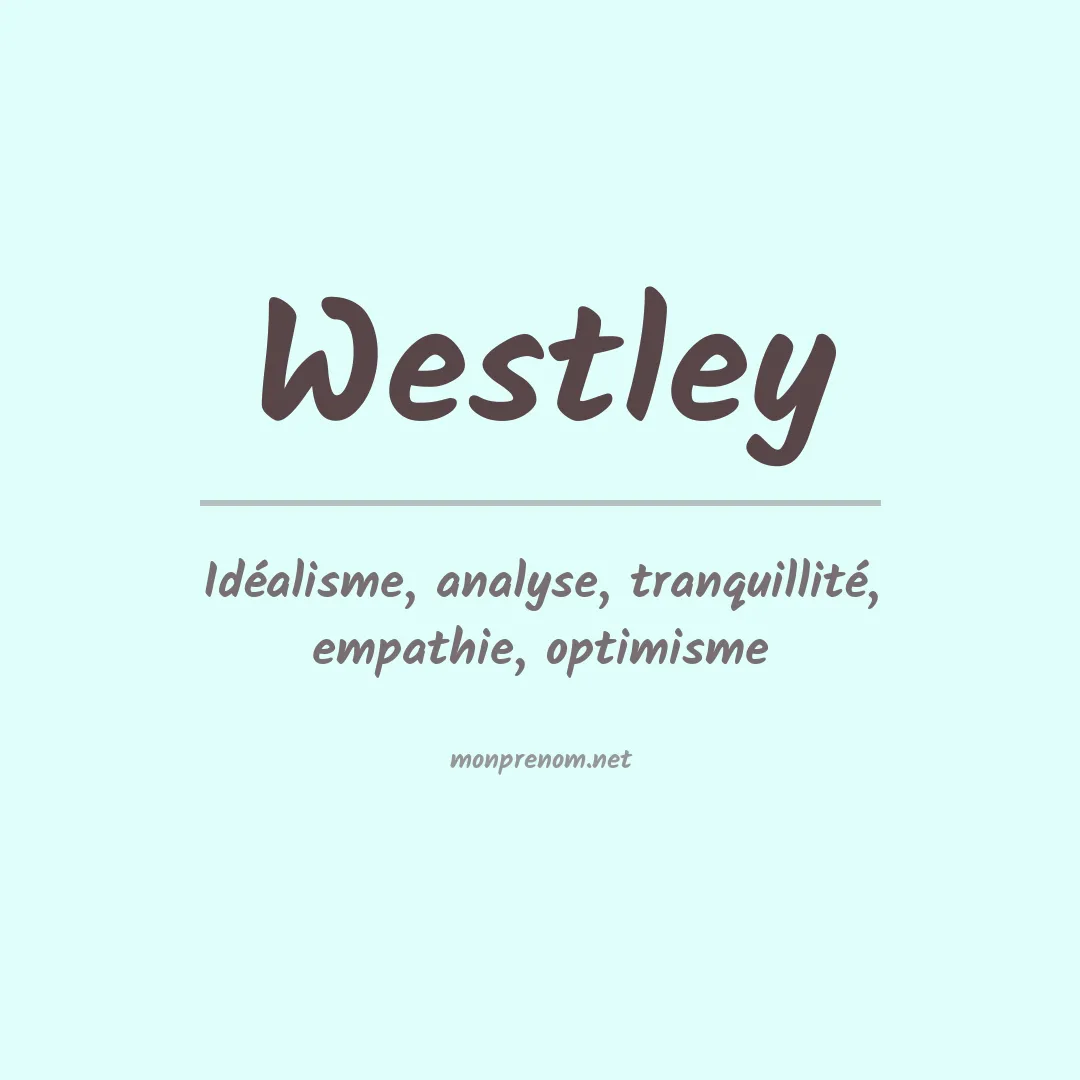 Prénom Westley