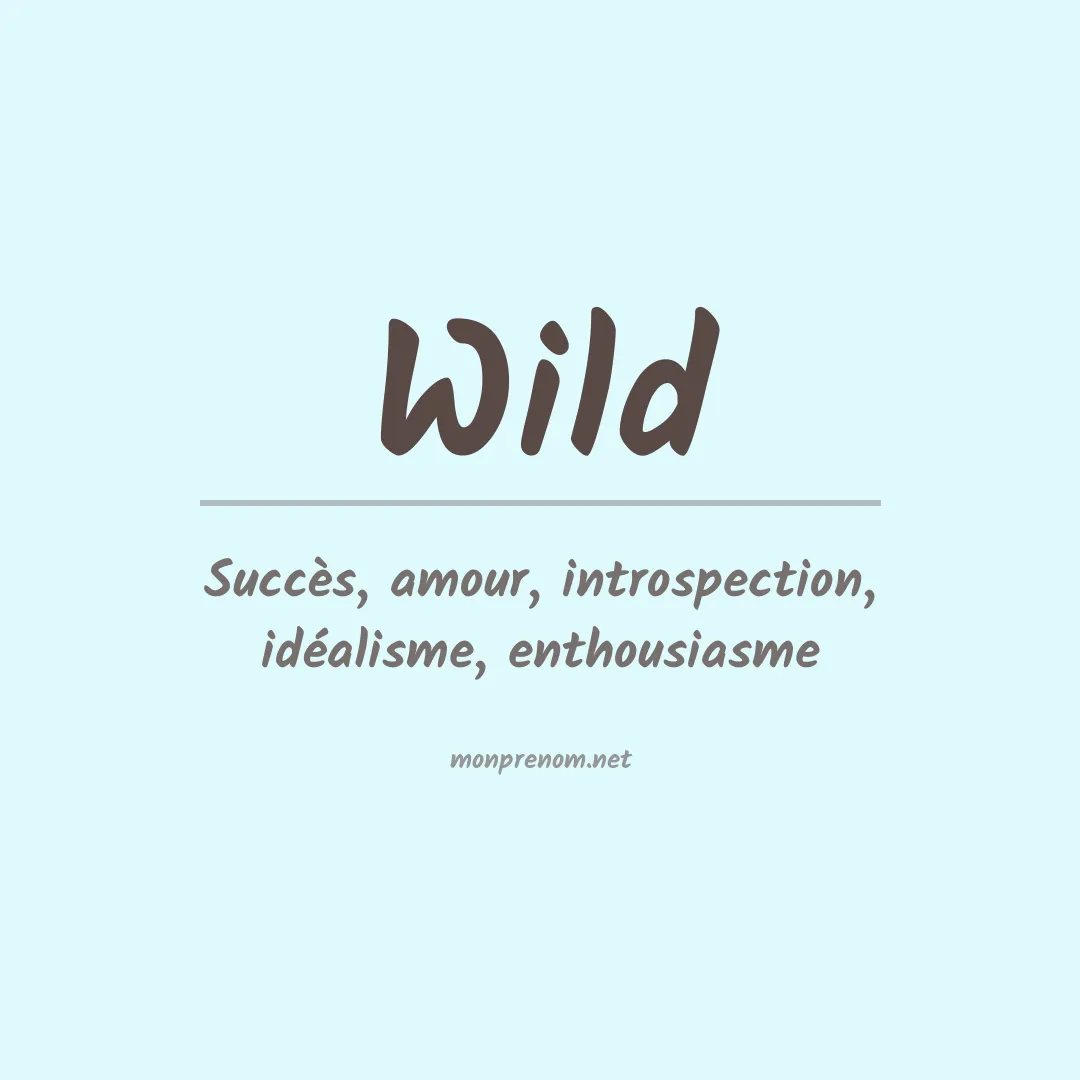 Prénom Wild