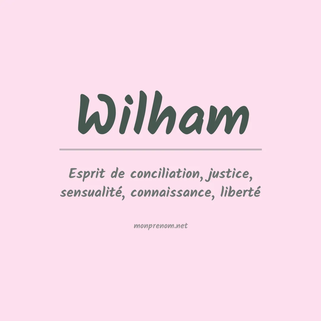 Prénom Wilham