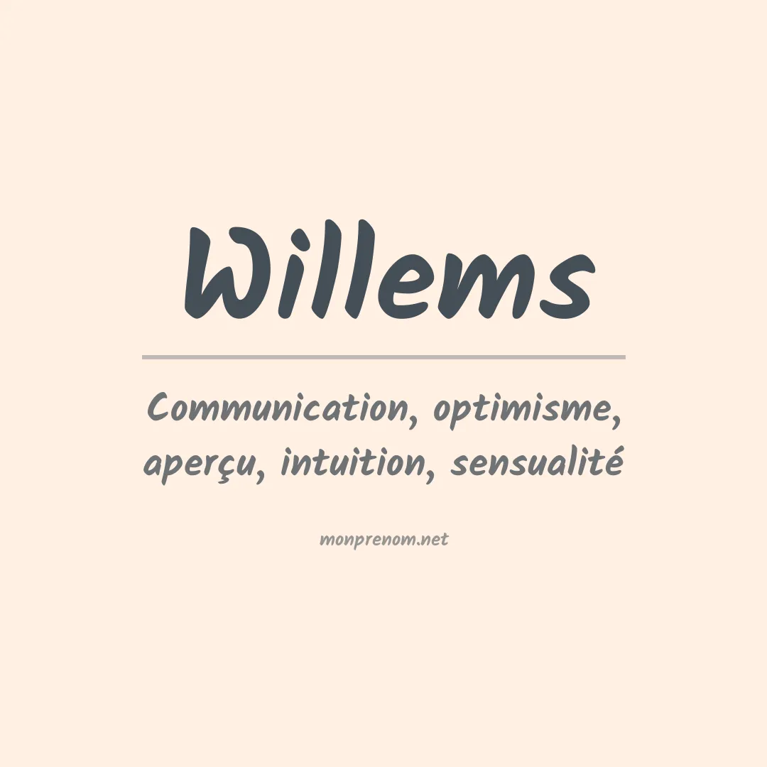 Prénom Willems
