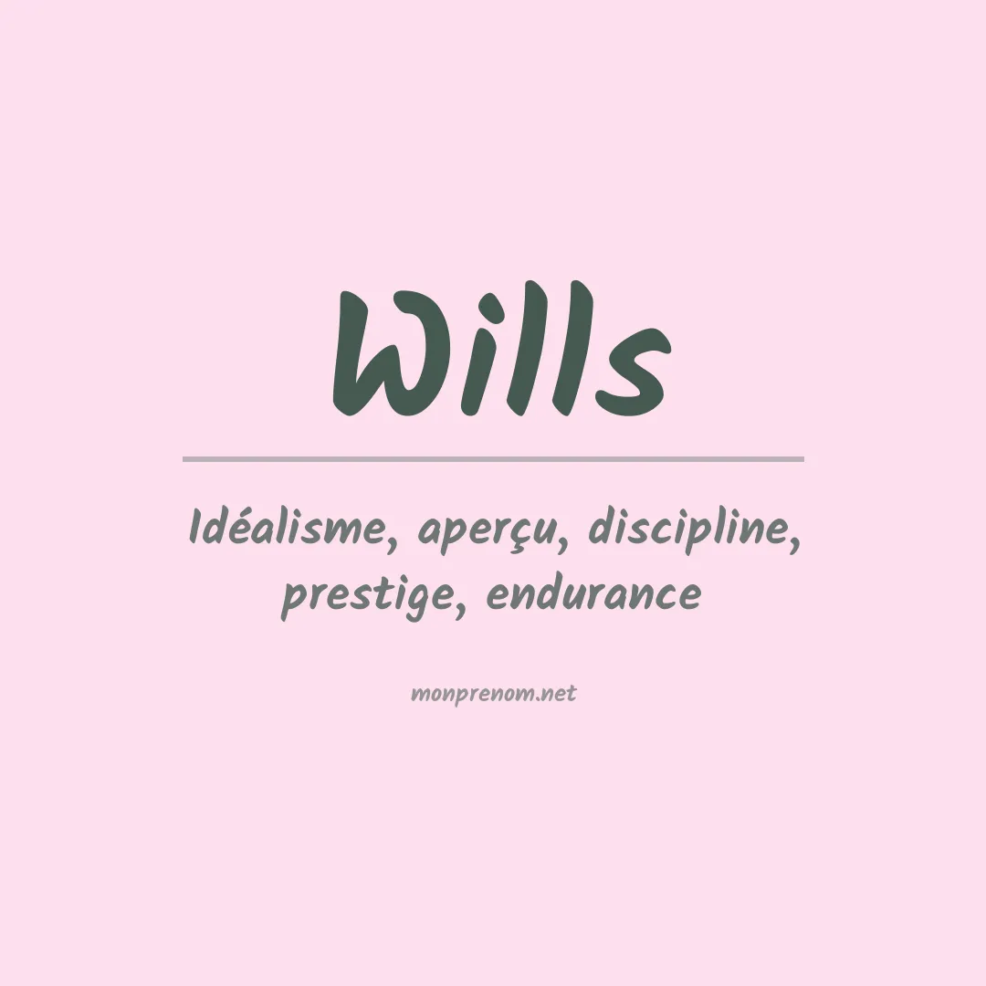Prénom Wills