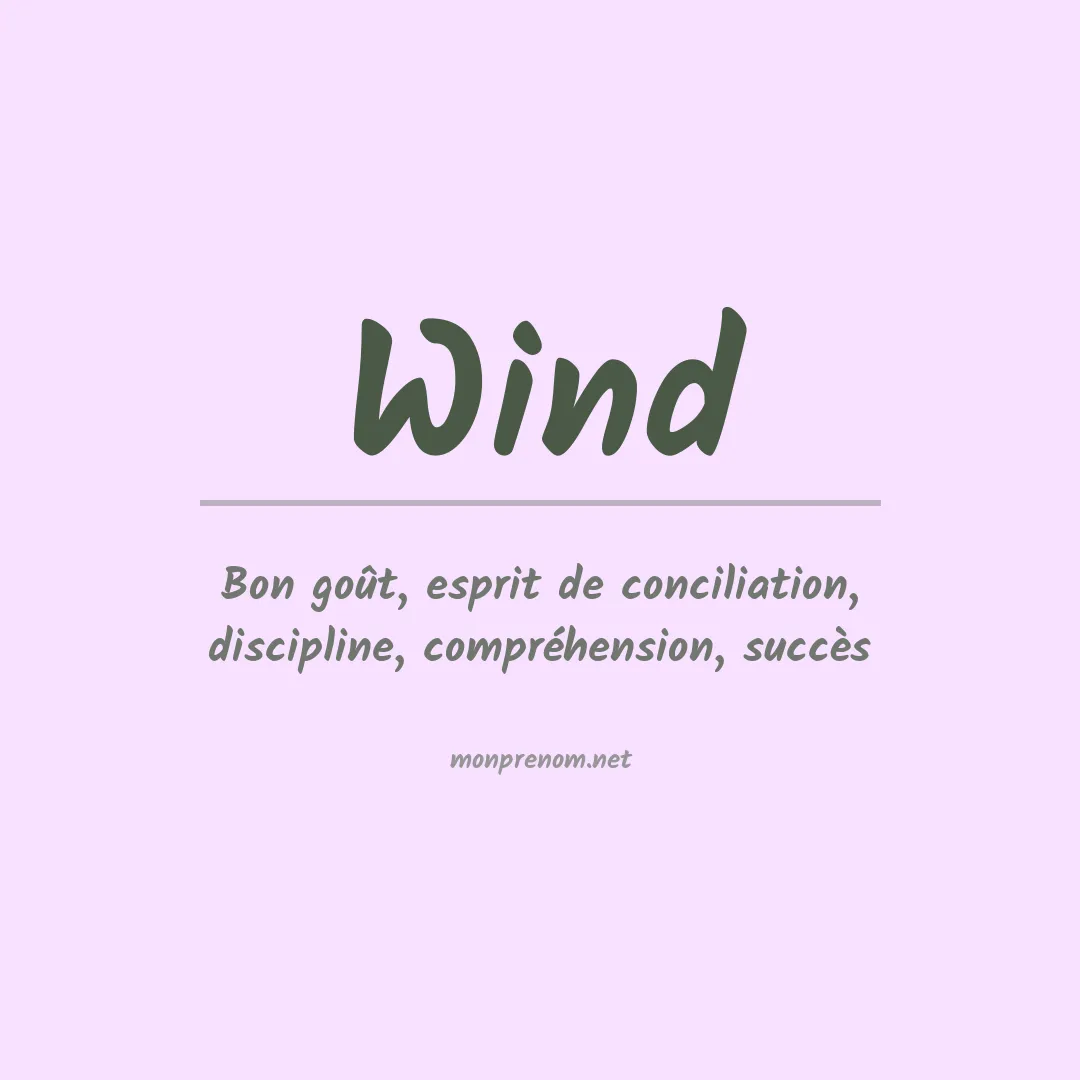 Prénom Wind