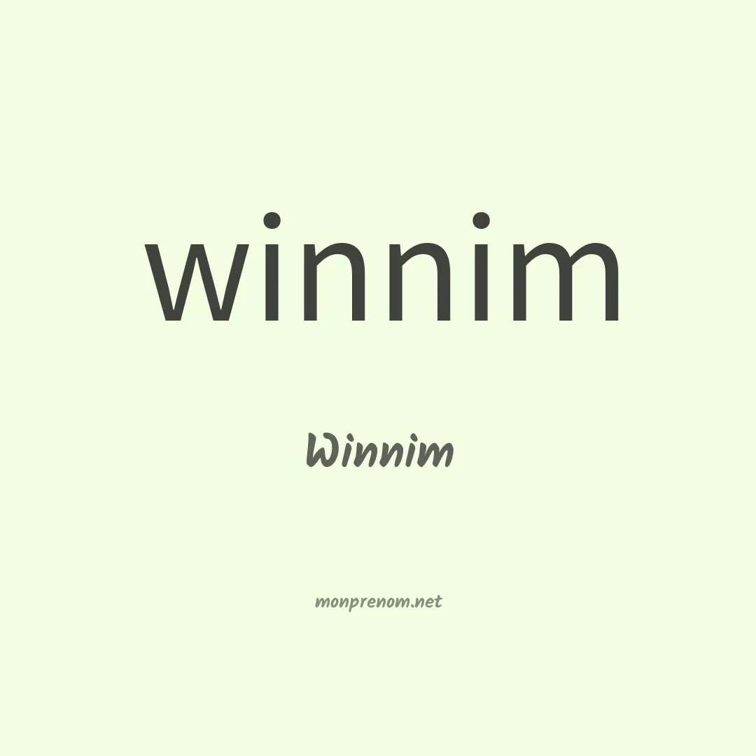 Winnim en chinois