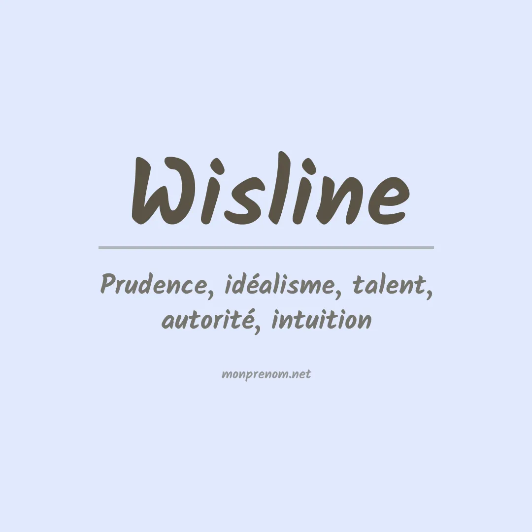 Prénom Wisline