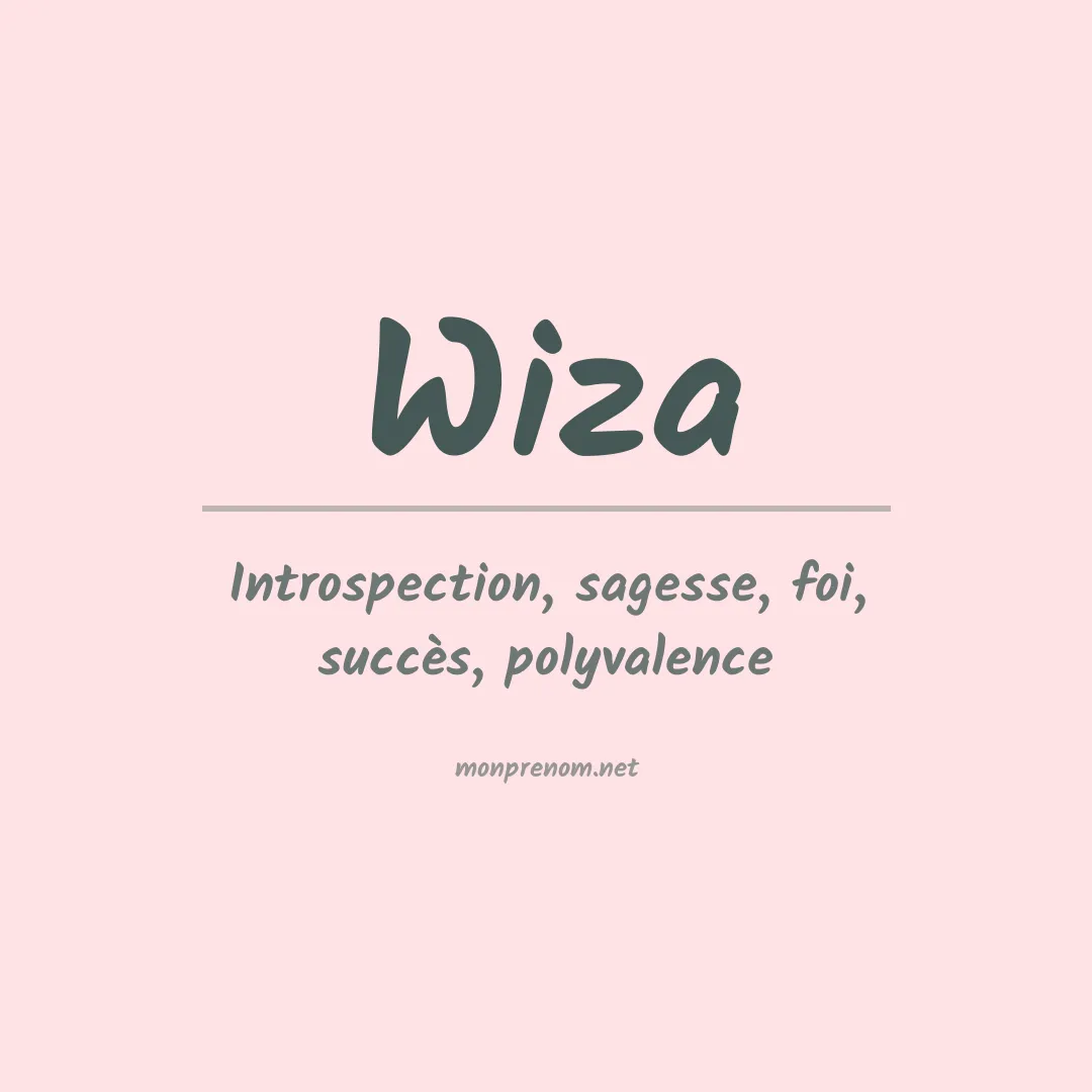 Prénom Wiza